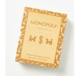 Anthropologie Monopoly Vintage Bookshelf Edition NIB